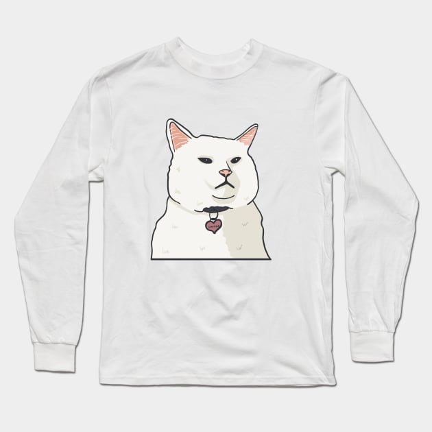 Don't at me Smudge Cat Long Sleeve T-Shirt by SmudgeLord